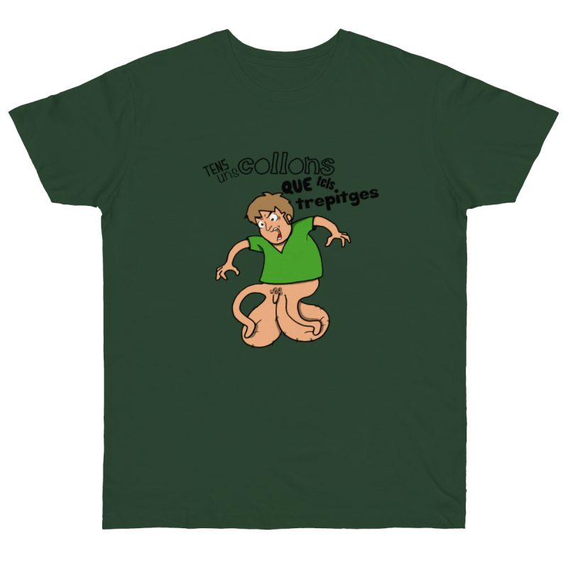 Camiseta punto liso - Verde botella - Collons