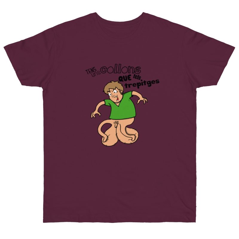 Camiseta punto liso - Burdeos - Collons