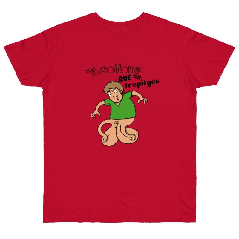 Camiseta punto liso - Rojo profundo - Collons