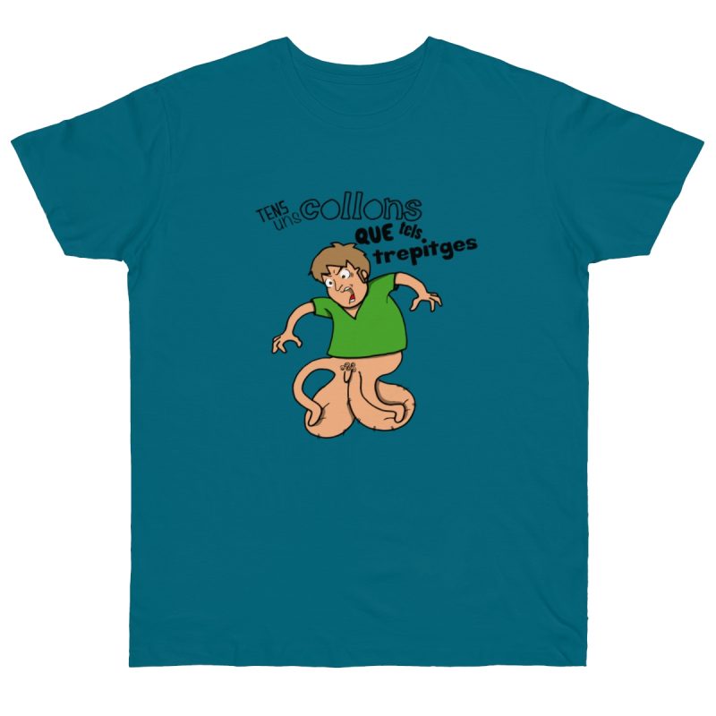 Camiseta punto liso - Azul diva - Collons