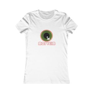 Camiseta mujer Favorite - Blanco - Camiseta «Mos veim» rosa