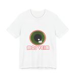 Camiseta jersey manga corta - Blanco - Camiseta «Mos veim» rosa Camiseta jersey manga corta - Blanco - Camiseta «Mos veim» rosa