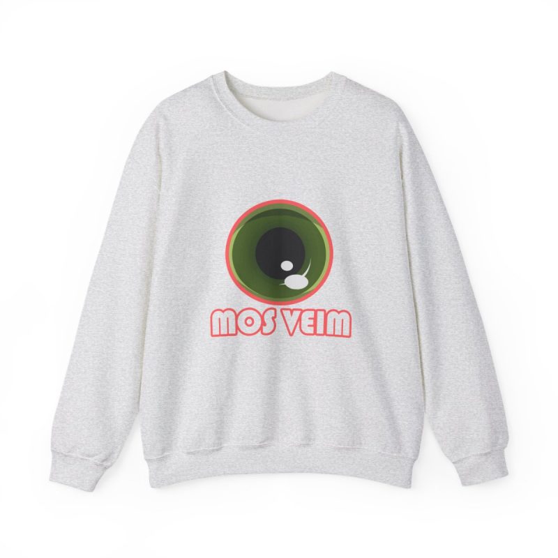 Sudadera cuello redondo - Gris ceniza - Camiseta «Mos veim» rosa Sudadera cuello redondo - Gris ceniza - Camiseta «Mos veim» rosa