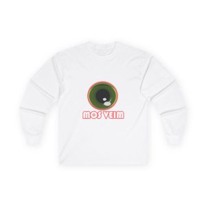 Camiseta manga larga - Blanco - Camiseta «Mos veim» rosa