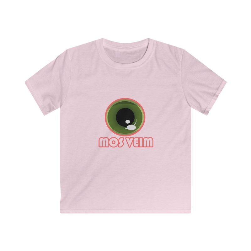 Camiseta infantil Softstyle - Rosa claro - Camiseta «Mos veim» rosa