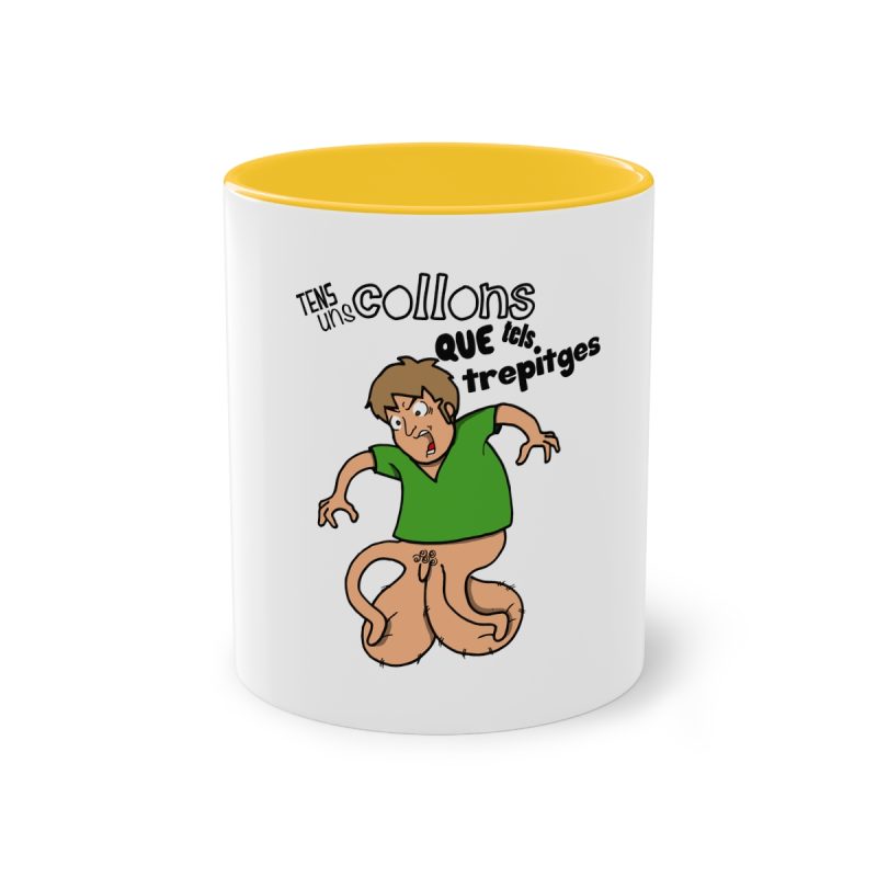 Taza bicolor - Amarillo dorado - Collons