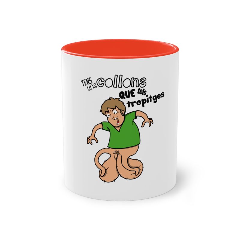 Taza bicolor - Rojo - Collons