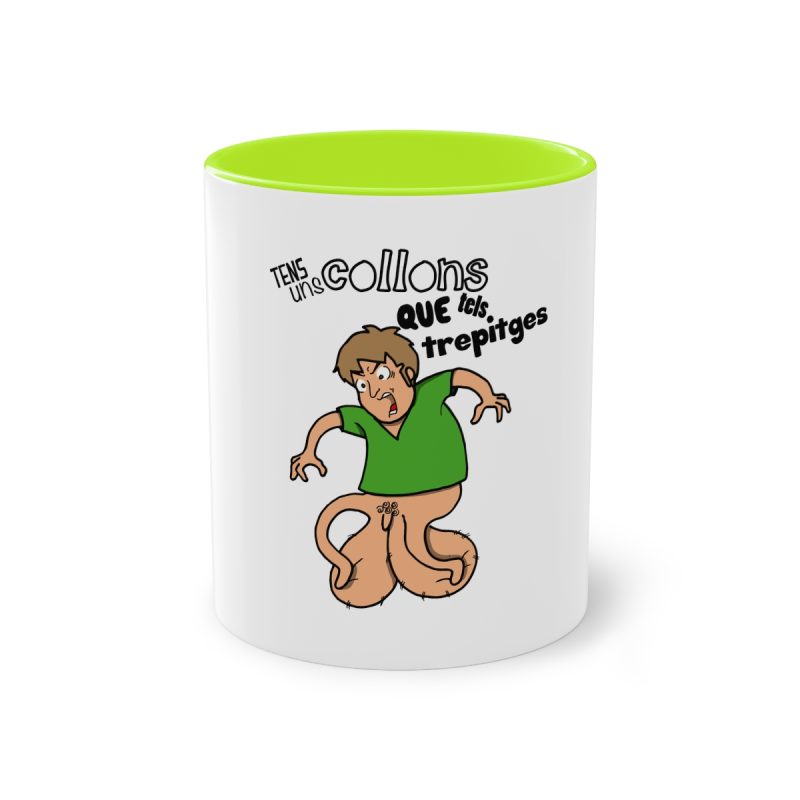 Taza bicolor - Verde claro - Collons