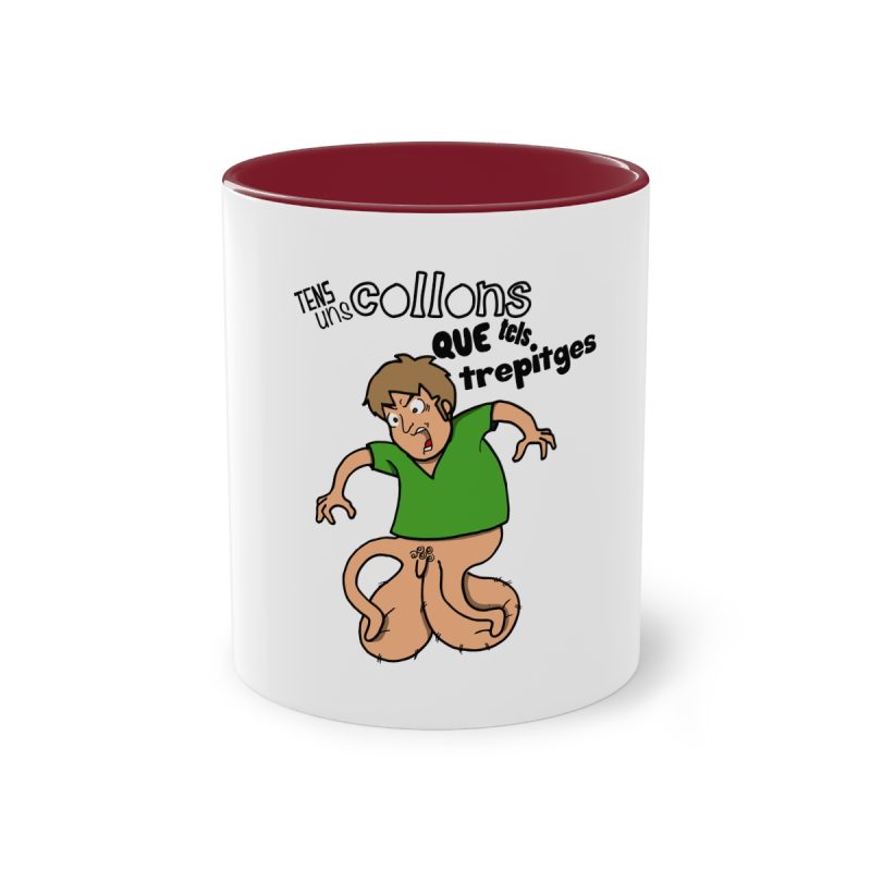 Taza bicolor - Granate - Collons