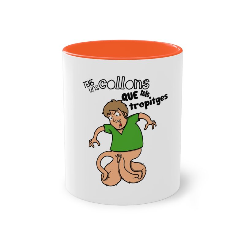 Taza bicolor - Naranja - Collons