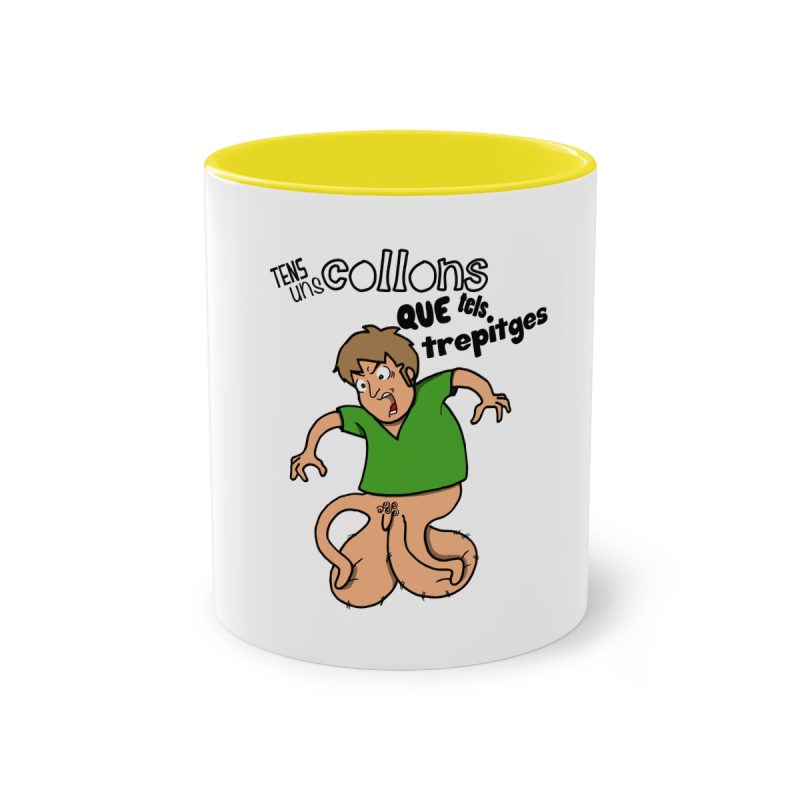 Taza bicolor - Amarillo - Collons