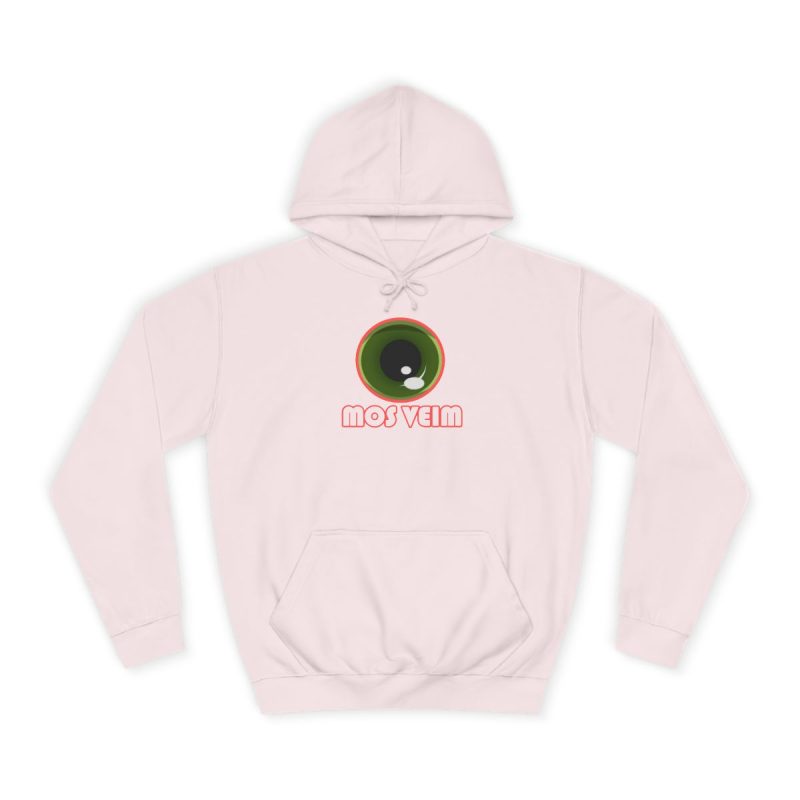 Sudadera universitaria - Rosa bebe - Camiseta «Mos veim» rosa