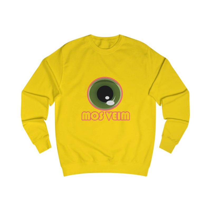 Sudadera clasica - Amarillo sol - Camiseta «Mos veim» rosa