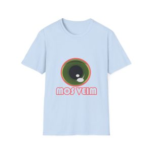 Camiseta Softstyle - Azul claro - Camiseta «Mos veim» rosa