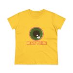 Camiseta mujer algodon medio - Amarillo margarita - Camiseta «Mos veim» rosa Camiseta mujer algodon medio - Amarillo margarita - Camiseta «Mos veim» rosa