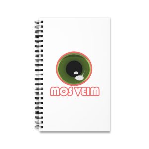 Cuaderno de espiral - Camiseta «Mos veim» rosa