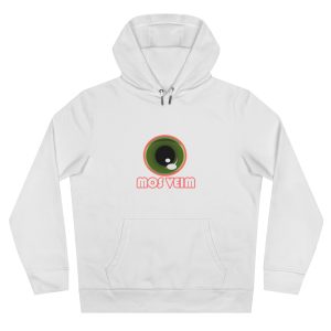 Sudadera con capucha King - Blanco - Camiseta «Mos veim» rosa