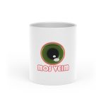 Taza con asa de corazon - Blanco - Camiseta «Mos veim» rosa