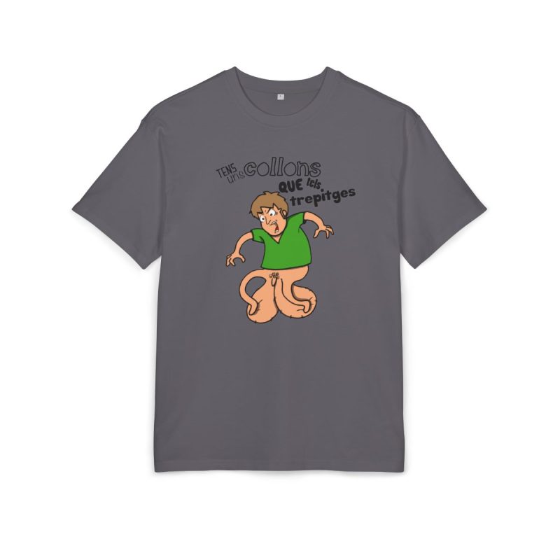 Camiseta oversize gruesa - Gris iman - Collons