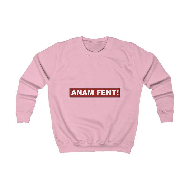 Sudadera infantil - Rosa bebe - Camiseta «ANAM FENT!»