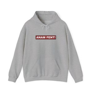 Sudadera con capucha - Gris deportivo - Camiseta «ANAM FENT!»