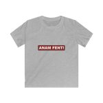 Camiseta infantil Softstyle - Gris deportivo - Camiseta «ANAM FENT!»
