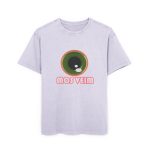 Camiseta oversize lavado acido - Lila suave - Camiseta «Mos veim» rosa