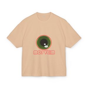 Camiseta box ultra gruesa - Beis - Camiseta «Mos veim» rosa