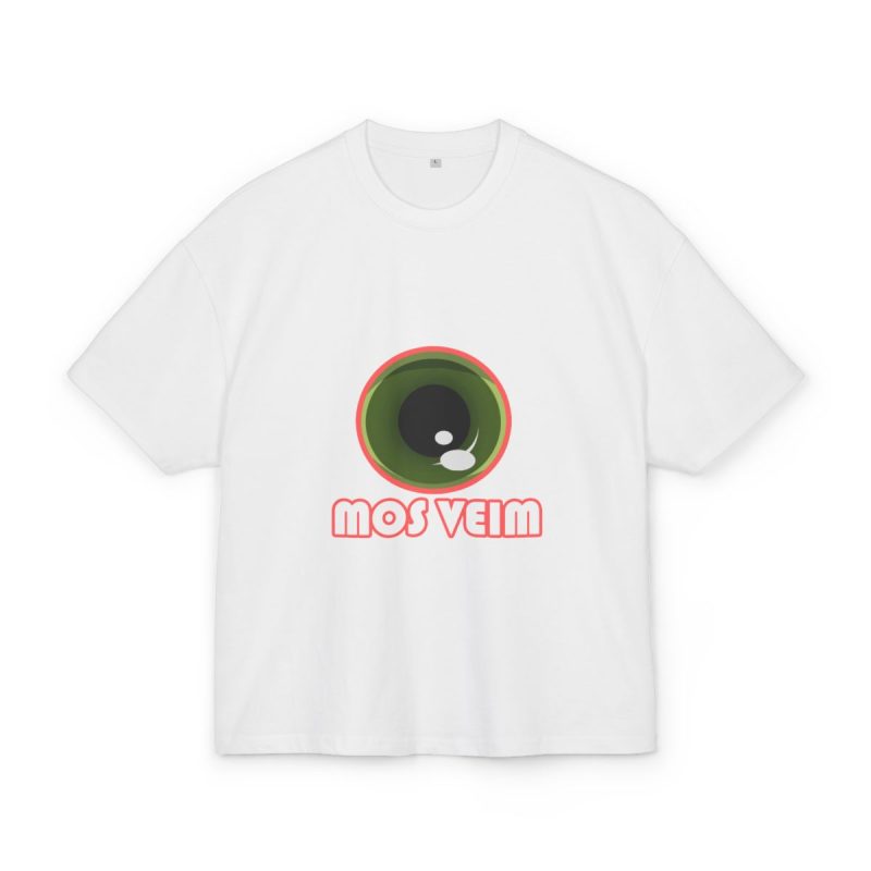 Camiseta box ultra gruesa - Blanco - Camiseta «Mos veim» rosa