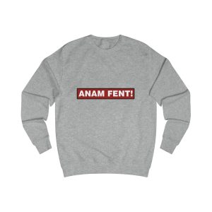 Sudadera clasica - Gris jaspeado claro - Camiseta «ANAM FENT!»