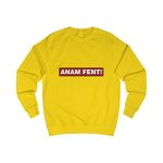 Sudadera clasica - Amarillo sol - Camiseta «ANAM FENT!»