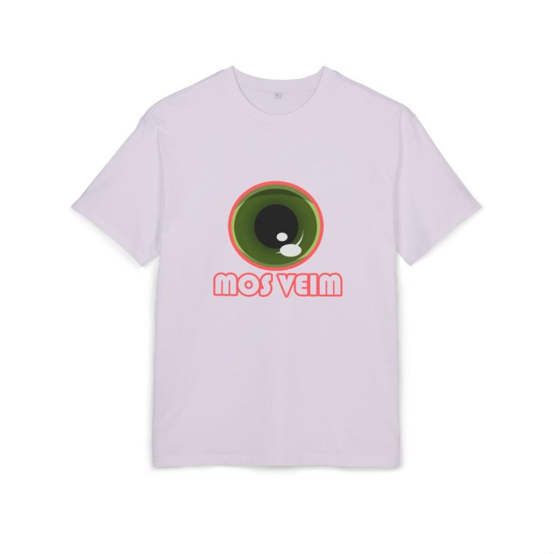 Camiseta oversize gruesa - Lila - Camiseta «Mos veim» rosa