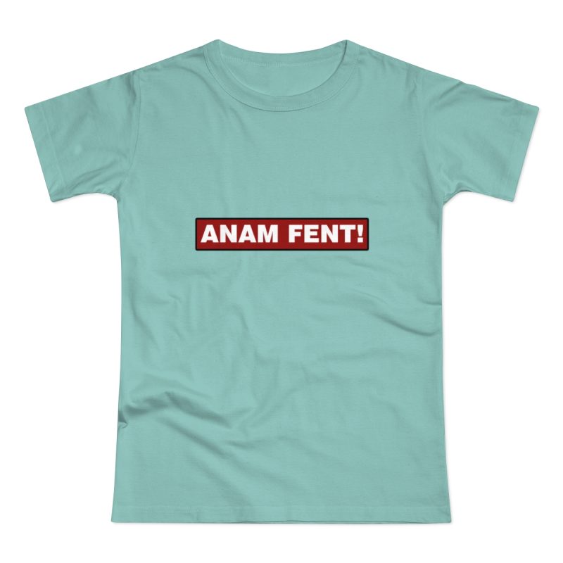 Camiseta mujer punto liso - Verde menta - Camiseta «ANAM FENT!»