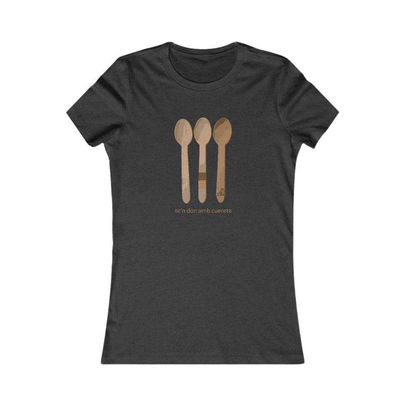 Camiseta mujer Favorite - Gris antracita jaspeado - Cuereta