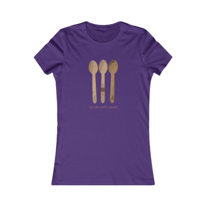 Camiseta mujer Favorite - Morado equipo - Cuereta