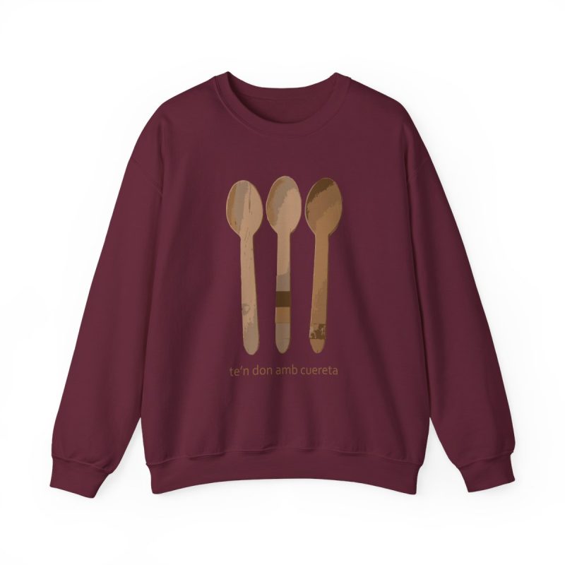 Sudadera cuello redondo - Granate - Cuereta