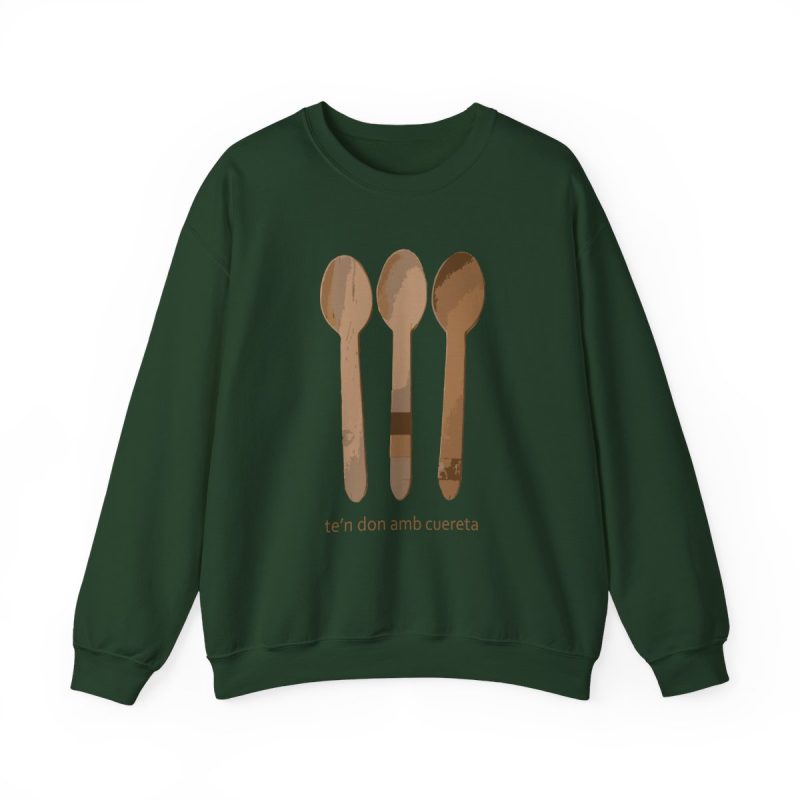 Sudadera cuello redondo - Verde bosque - Cuereta