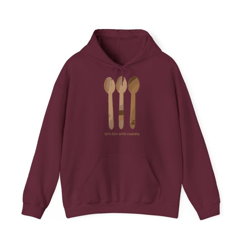 Sudadera con capucha - Granate - Cuereta