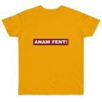 Camiseta punto liso - Albaricoque - Camiseta «ANAM FENT!» Camiseta punto liso - Albaricoque - Camiseta «ANAM FENT!»