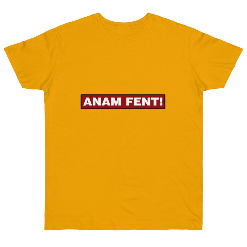 Camiseta punto liso - Albaricoque - Camiseta «ANAM FENT!» Camiseta punto liso - Albaricoque - Camiseta «ANAM FENT!»