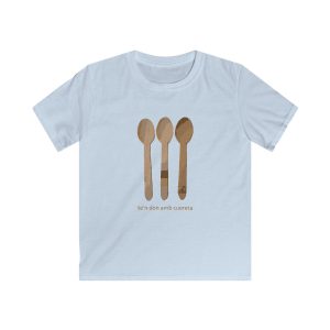 Camiseta infantil Softstyle - Azul claro - Cuereta