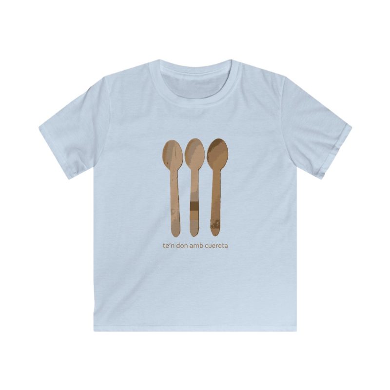 Camiseta infantil Softstyle - Azul claro - Cuereta Camiseta infantil Softstyle - Azul claro - Cuereta