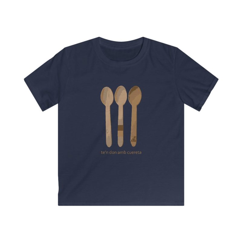 Camiseta infantil Softstyle - Azul marino - Cuereta