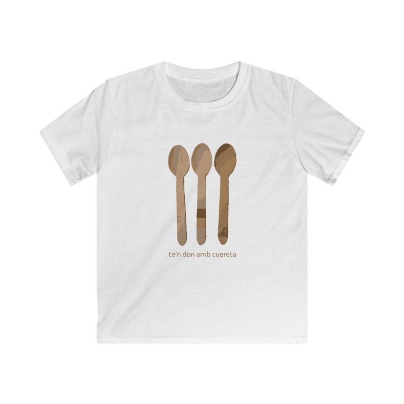 Camiseta infantil Softstyle - Blanco - Cuereta