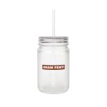 Tarro de cristal - Transparente - Camiseta «ANAM FENT!»