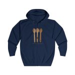 Sudadera con capucha y cremallera - Azul marino Oxford - Cuereta