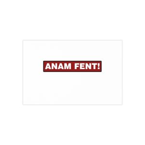 Tarjetas de visita (100 uds.) - Camiseta «ANAM FENT!»