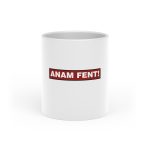 Taza con asa de corazon - Blanco - Camiseta «ANAM FENT!»