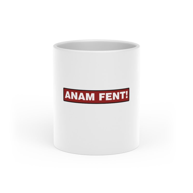 Taza con asa de corazon - Blanco - Camiseta «ANAM FENT!» Taza con asa de corazon - Blanco - Camiseta «ANAM FENT!»