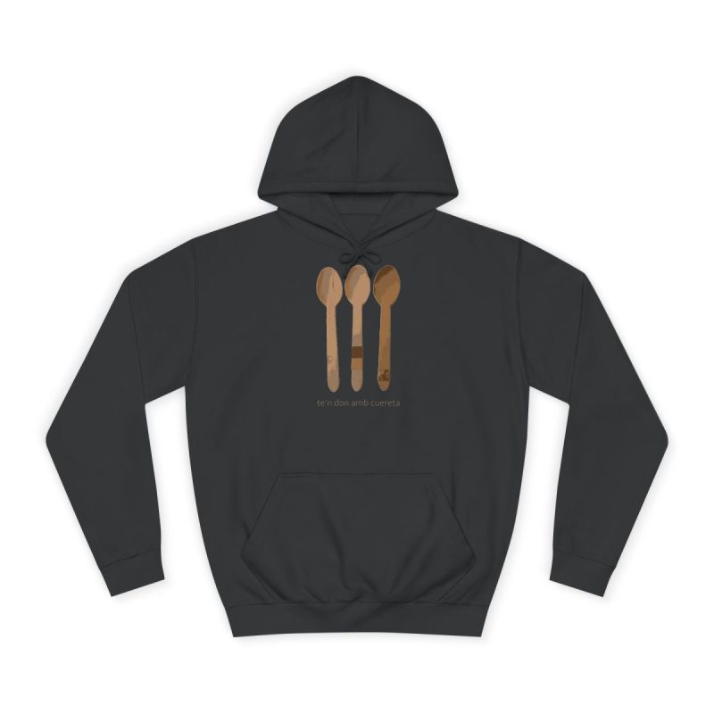 Sudadera universitaria - Negro azabache - Cuereta
